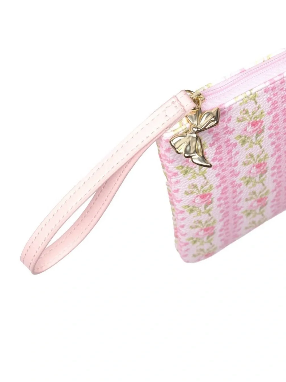 LoveShackFancy x Target Yoobi blooming heirloom zip pouch with wristlet strap
